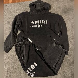 Amiri Hoodie and Sweatpants Set
